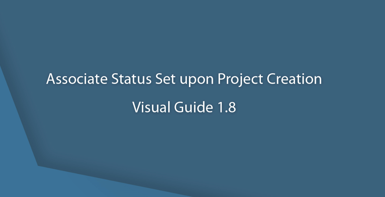 associate-status-set-upon-project-creation