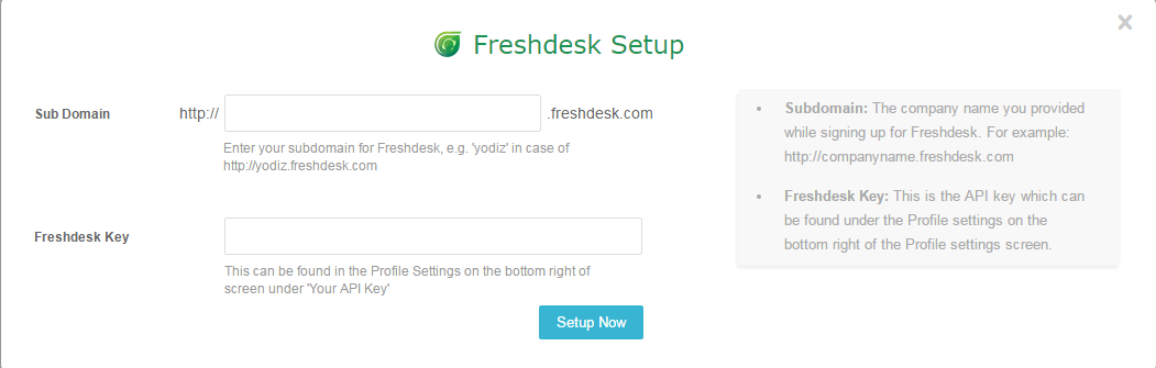 freshdesk-Login-Screen