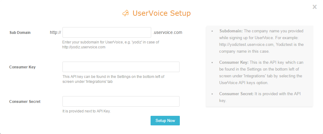 Uservoice-Access-Page